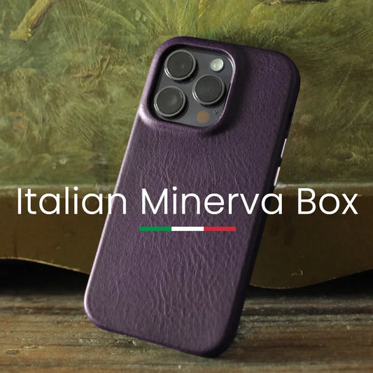 Italian Minerva Box Leather Case