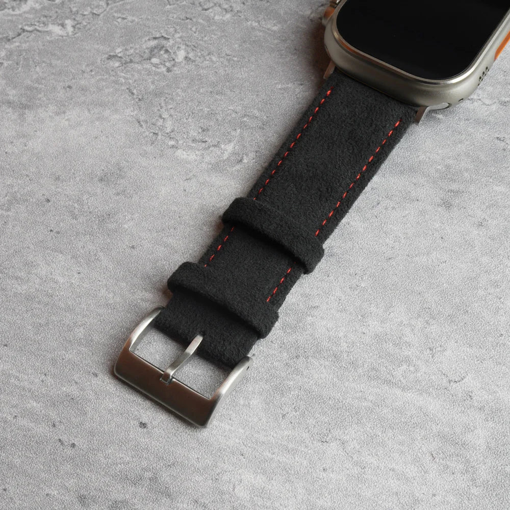 The Alcantara 458 Speciale Apple Watch Strap