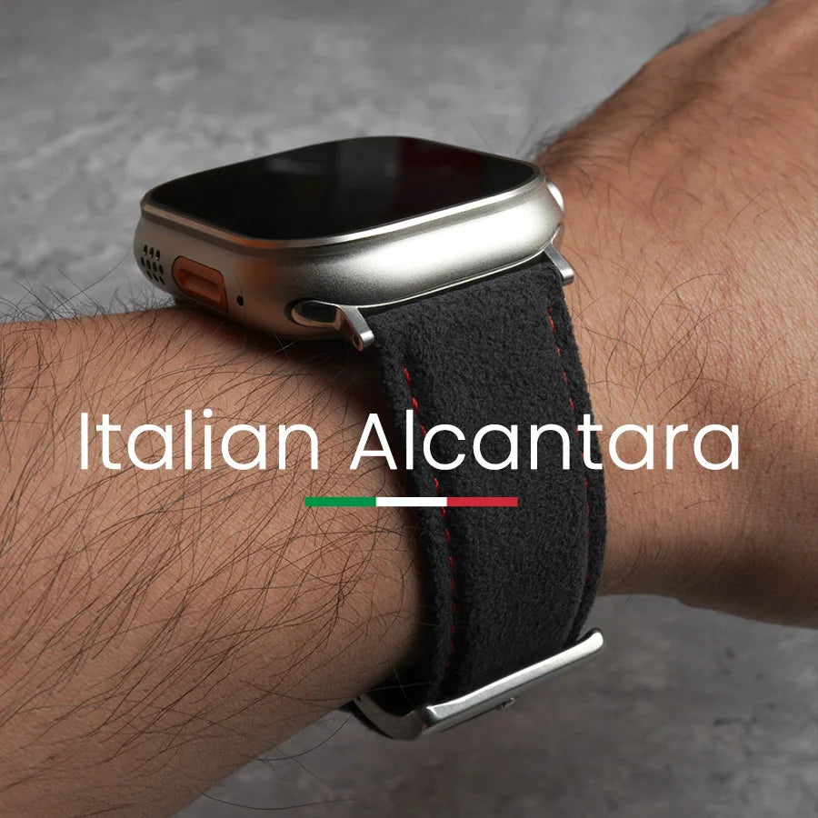 The Alcantara 458 Speciale Apple Watch Strap