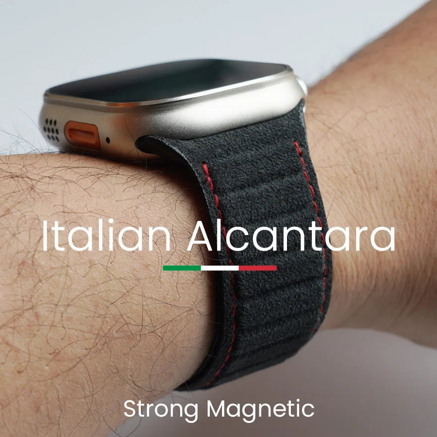 Alcantara GT3 RS Apple watch strap (Magnetic)